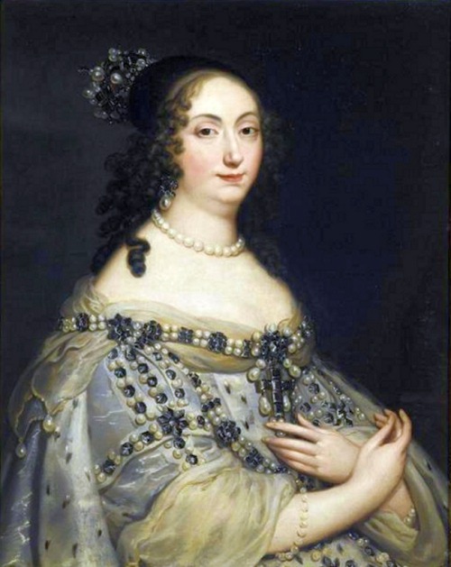 Portrait of Louise Marie Gonzaga de Nevers, Queen of Poland by Justus van Egmont, 1646