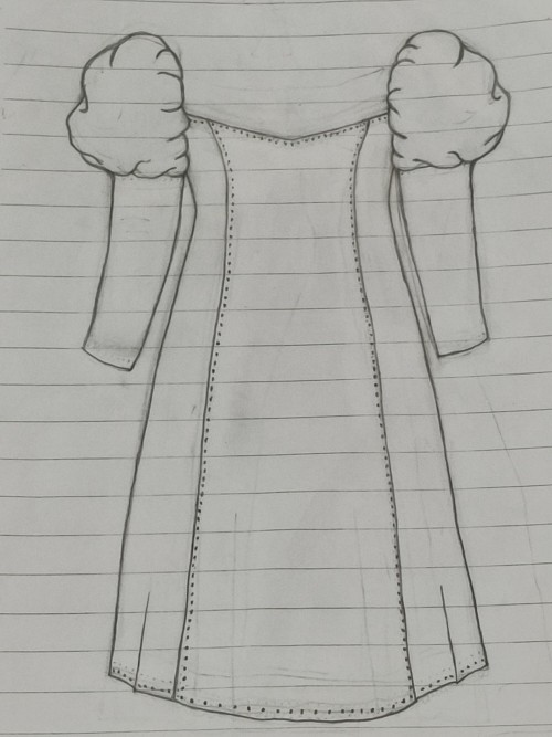 This Is My Drawing Of Carrie's Prom Dress In The Novel Which Was After My Second Post A Few Months Ago