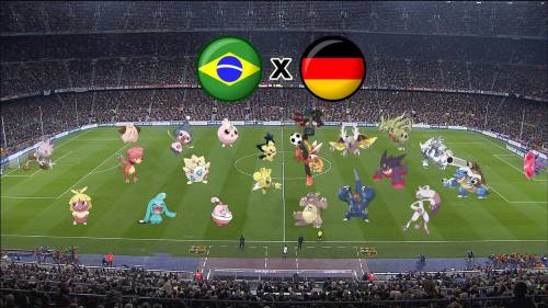 Brazil vs. Germany Pokemon style porn pictures