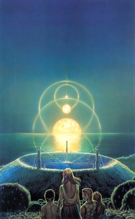 sciencefictiongallery:Michael Whelan - Songs of Distant Earth, 1986.