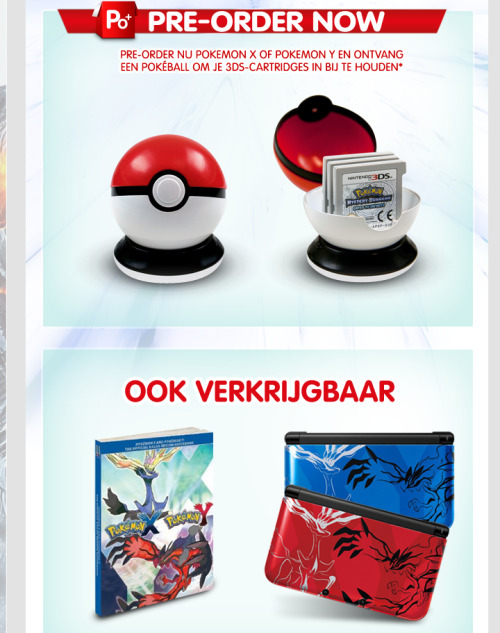 gottacatchallpokemon:For those of you in The Netherlands. Gamemania pulled off to get the Pokeball p
