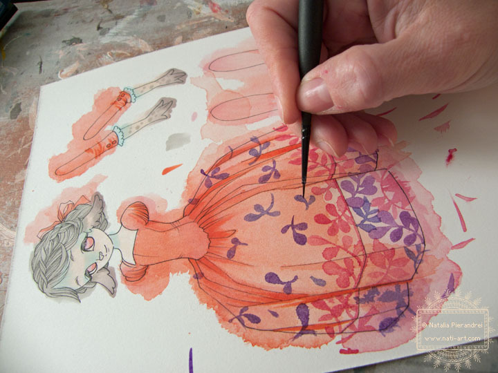nati-art:  OOAK paper dolls are back! Would you like to commission me a paper doll?