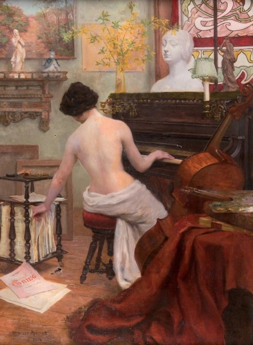loumargi:Marcel Pouret, La Pianista, 1912