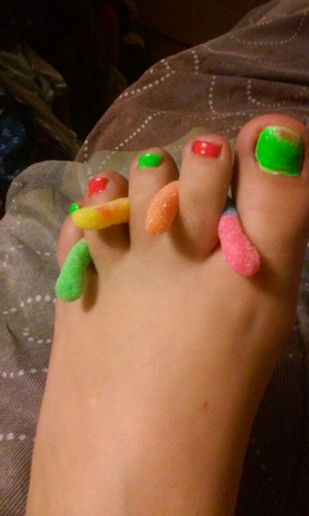 Sex candy covered feet pictures