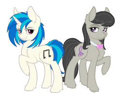musical-gopher:  Vinyl and Octavia by StrachAttack