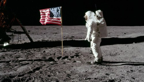 Buzz Aldrin salutes the U.S. Flag (desktop/laptop)Click the image to download the correct size for y