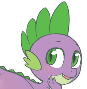 clop-dragon:  redintravenous:  Spike butt deleted the other post to be safe. Click to get to the full pic Spike is only good for pear shape and hips. thats it  YES  Unf @w@ Dat draggybooty~!