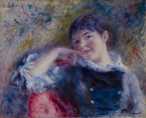 slam-modern: The Dreamer, Pierre-Auguste Renoir, 1879, Saint Louis Art Museum: Modern and Contempora