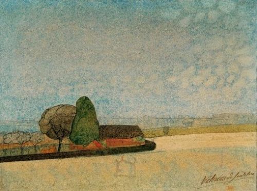 Valerius De Saedeleer, Landscape in Tiegem, 1908