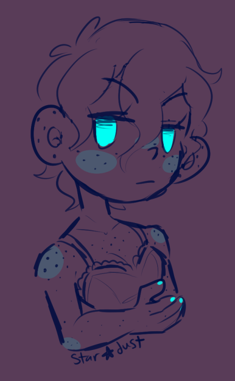 one of my biggest design pet peeves is characters with freckly faces but have none anywhere else, an