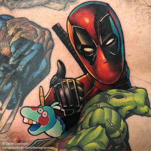 By Dane Grannon, done in Hull. http://ttoo.co/p/35614 cartoon;chest;comic;danegrannon;deadpool;facebook;fictional character;film and book;marvel character;marvel;medium size;patriotic;twitter;united states of america