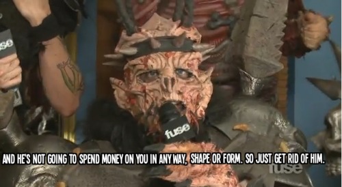 Porn murdercitymads:  Love advice from GWAR!  photos