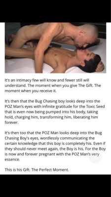 bugchaserpride:  Pic I believe comes from pozconvert.com. Fuck man, reading this makes me so envious of Bug Chasers who have been blessed by the gift. My time is coming though, I got this one in the bag ;)  I understand this and its full consequences