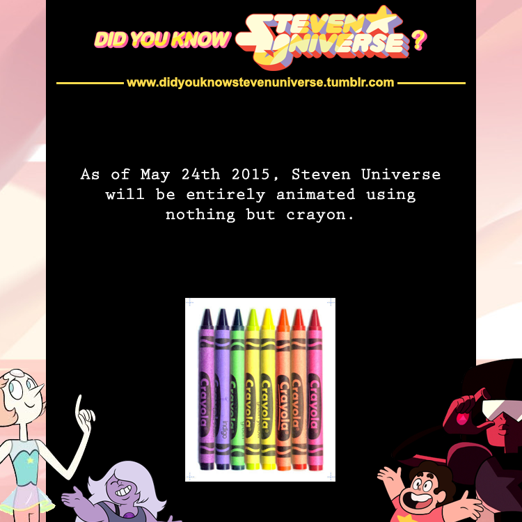 didyouknowstevenuniverse:  Source [x] According to Rebecca Sugar, the switch from