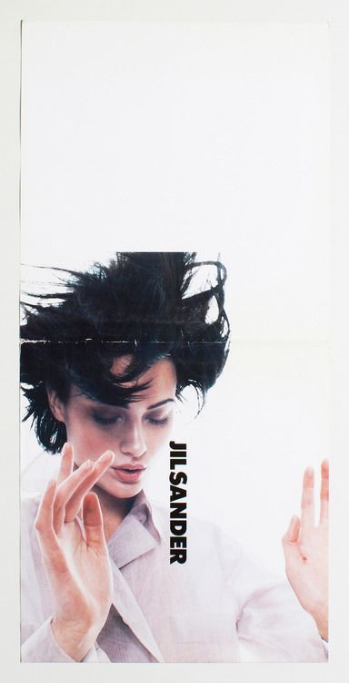 glamour:  Shalom Harlow by Craig McDean for Jil Sander spring 1995 *Dressed 