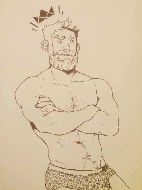 daydreamerjim:  I dont usually use ink or pens (as my line quality may imply) but by gummit its Inktober y'all!!  Not really using any prompts list but lets see how this goes 🍤
