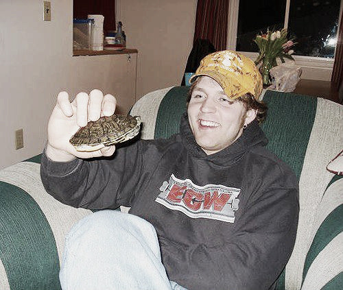 tablesladderschairs:  Dean Ambrose + smiling.  