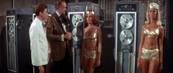 Left To Right: Jack Mullaney, Vincent Price, Deanna Lund And Mary Hughes In Dr. Goldfoot