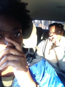 the-ebonywoman:going home for spring break ft. my sister