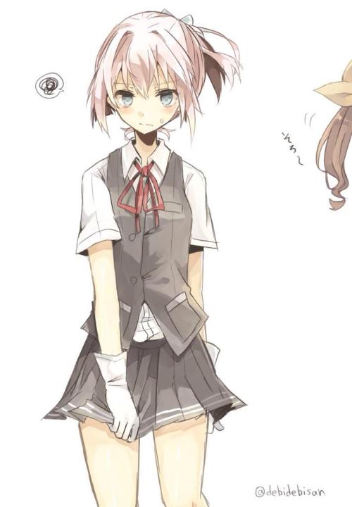 crossfish:  Twitter / debidebisan: スパッツ履くなとはどういうことで…？ 不知火でパンツの日① … 