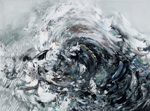devidsketchbook: WAVES BY MAGGI HAMBLING Maggi Hambling is a figurative painter, sculptor and printm