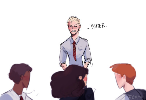 OK, Secretly Dating Drarry Fanfics Are My Weakness Right Now, So I Did A Rough Comic BasedLoosely On