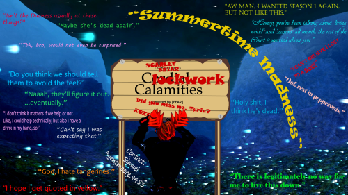 All of the 2020-2021 Cordial Calamities event ads!