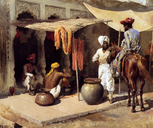 Outside an Indian Dye House, Edwin Lord Weeks, ca. 1885