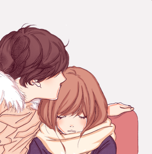 unisonraidd: Ao haru ride request T///T i love these two so much!