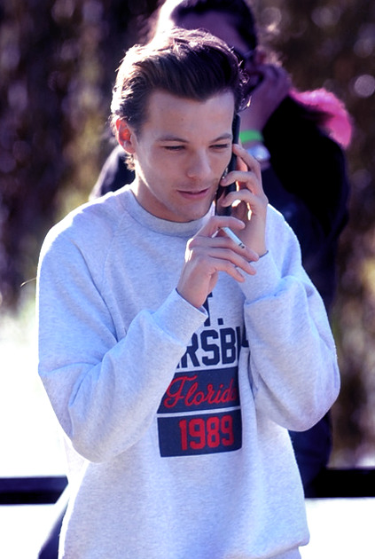 pintsizelwt:Louis + grey sweaters