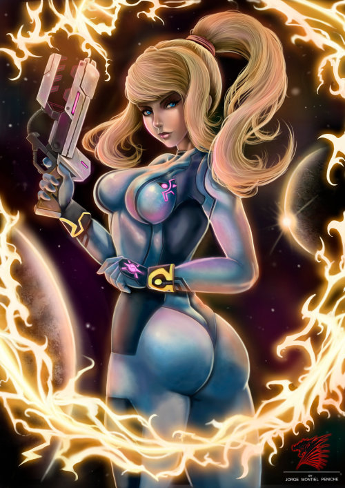 samusaranspacewarrior:  Samus Aran by Dragerdeifrit   <3 <3 <