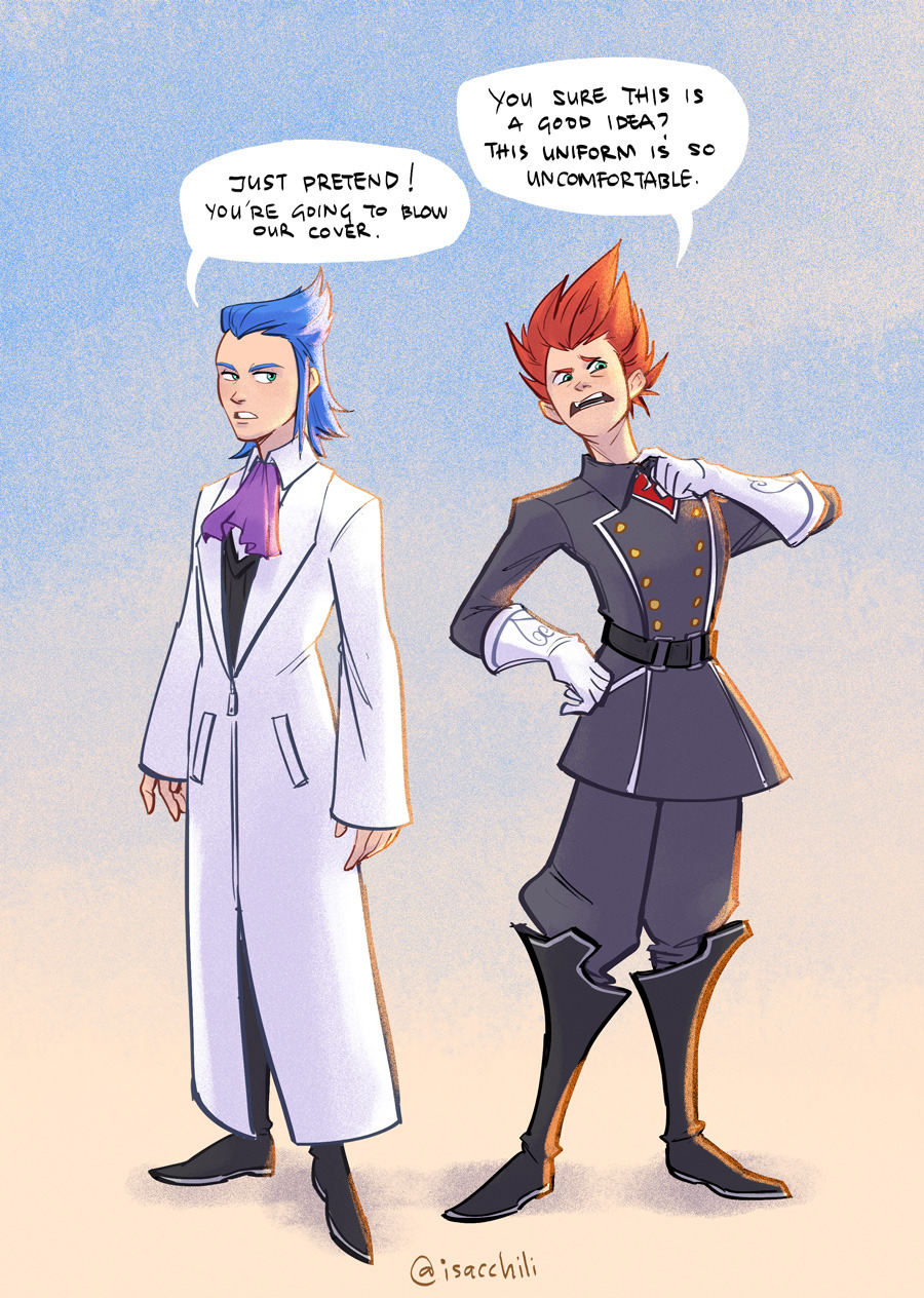 isacchili:  [Not so spoiler spoilers for KH3 Secret Reports]Isa and Lea as Ansem’s