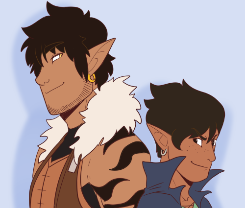 lizardlingo:tiger twins concept + doodle of Rajah and Revafrom this story world which I’ll get aroun