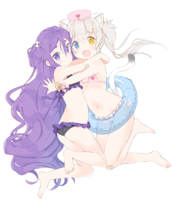 susu-kitten:  Violette &amp; Maia 