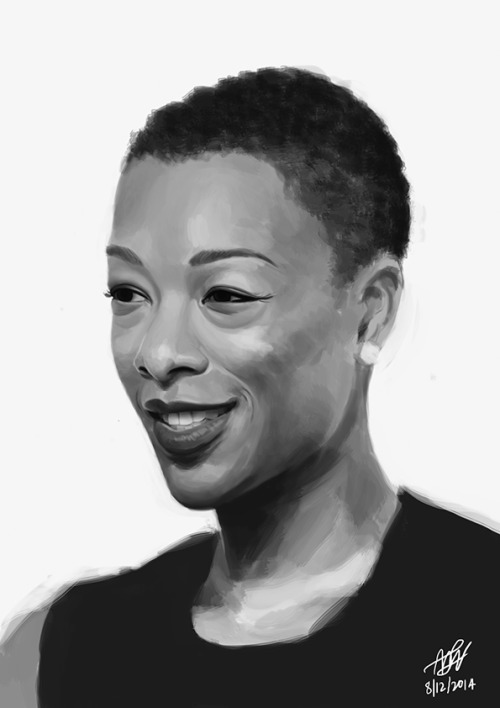 realgoodpizza:Day 3. Samira Wiley3 Hours. (Maybe?)WATCH THE PROCESS VIDEO* →Her features are so cool