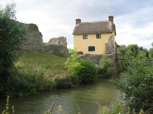 pagewoman:Cottage at Stogursey Castle, Somerset, Englandby Felicity Hardman.