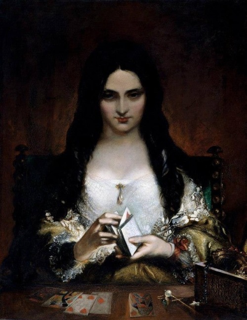 starxgoddess: The Wish (The Fortune Teller) by Theodor von Holst, 1840