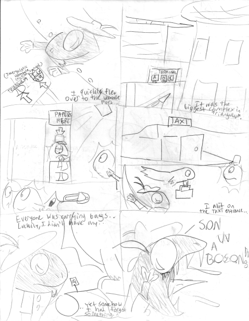 OLD ART–THE GALACTIC CITY–PART 9More of that old comic from middle school where the Grea