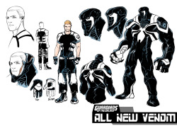 charactermodel:  All-New Venom by Valerio Schiti Marvel Comics  …ok, now it’s real. And if you want to know more about the all-new Venom click HERE!via   valerioschiti