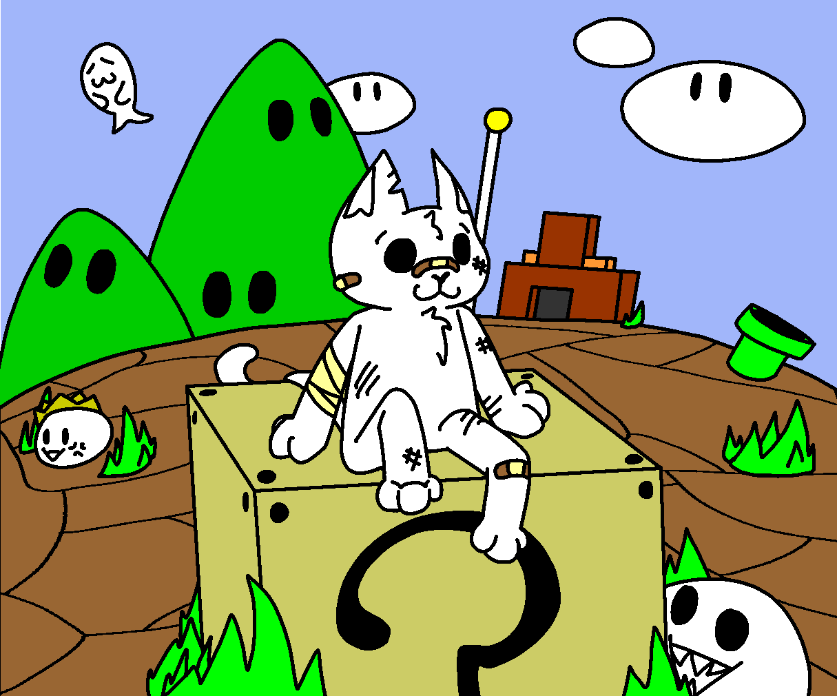 Cat mario syobon action 3 d Cat mario syobon action 3 d