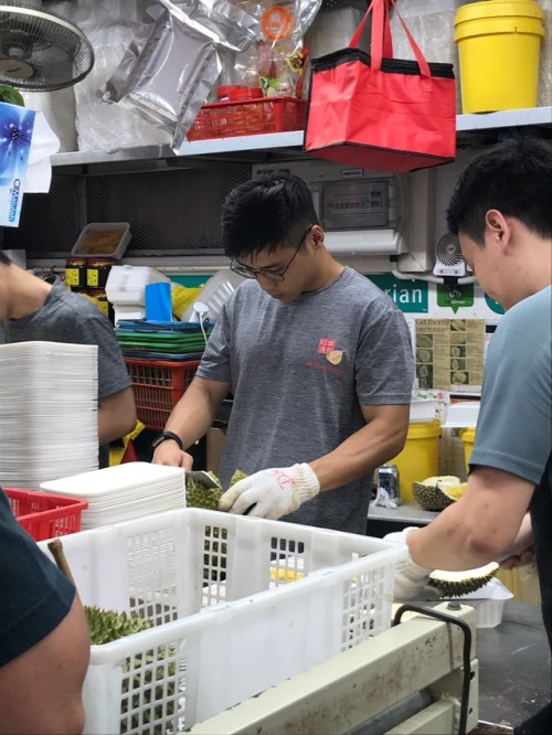 boysloveboyssg: sg-gay-boys:Major Crush on the local hunky Durian seller imagine those defined pecs 