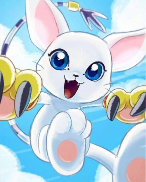 Gatomon from Digimon, such a cutie P.S.: I do not own this photo