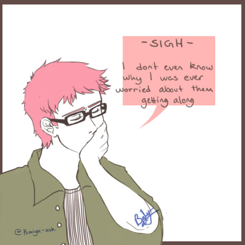 kimiyoi-ask: Kimizuki: the two people I love the most getting along so well….I couldn’t