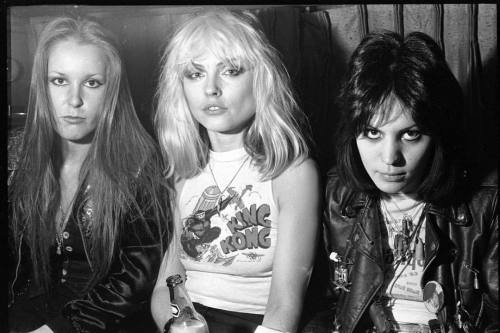 forever-blondie: Lita Ford, Debbie Harry and Joan Jett photographed by Chris Stein