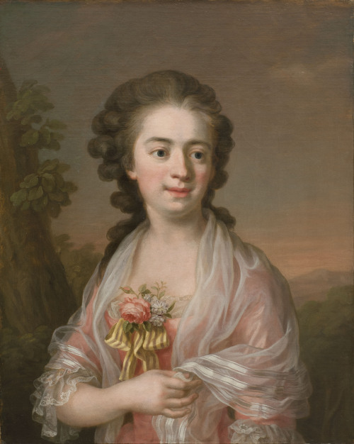 tiny-librarian:A self portrait of Ulrika Pasch, who was a member of the  Royal Swedish Academy 