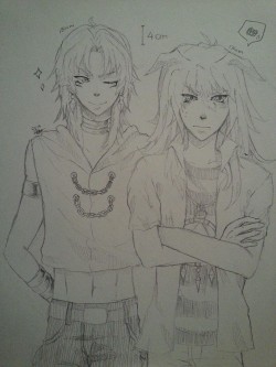 aquamista:  Friendly reminder that Marik is 4 cm taller than Yami Bakura