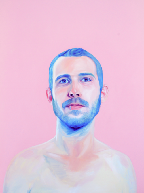 jenmann:“blue beard” 30”x40” - oil on canvasJen Mann
