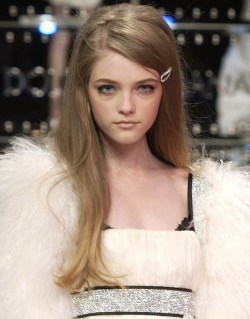 wink-smile-pout:  Vlada Roslyakova at Dolce&Gabbana