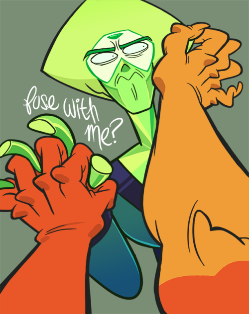 mmatonis:  Steven Universe fanart! I only really started getting into this show when the mean gems showed up.