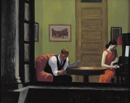 Porn Pics superbestiario:  Edward Hopper. Room in New